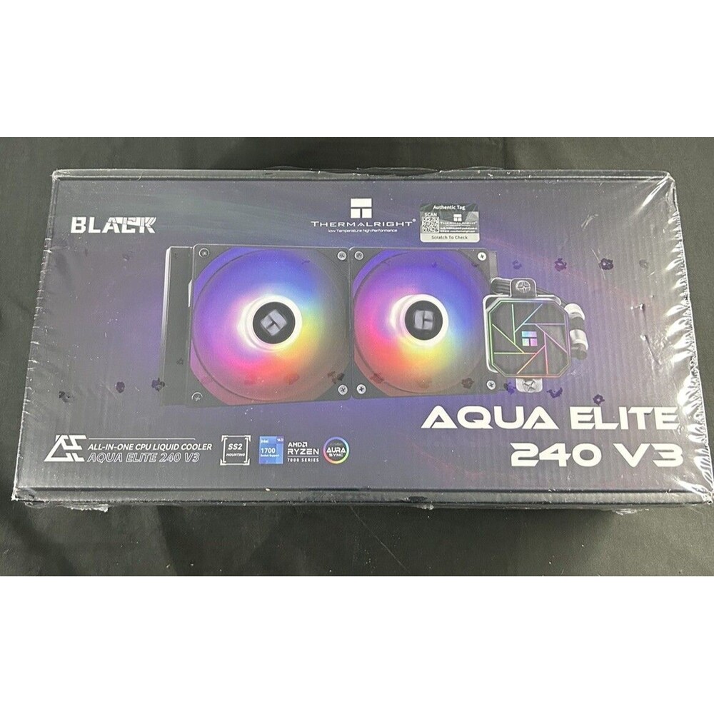 AQUA ELITE 240 V3 Black CPU Liquid Cooler